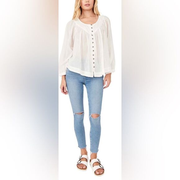 NWT Free People High Waist Raw Ankle Denim Sz 24 - Picture 3 of 16